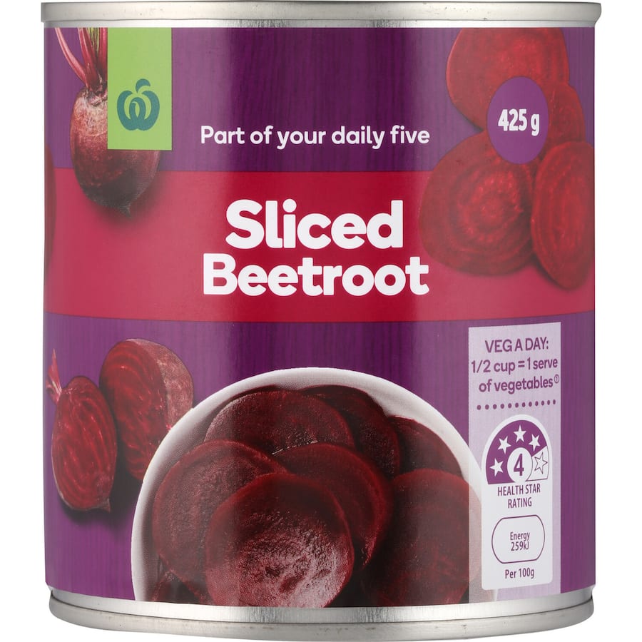 Woolworths Beetroot Sliced 425g