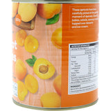 Woolworths Apricot Halves in syrup, perfect for baking or as a sweet topping, packed with flavor and natural goodness.