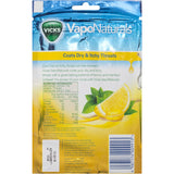 Refreshing Vicks Vaponaturals Lozenges in lemon menthol to soothe dry throats and provide on-the-go relief.