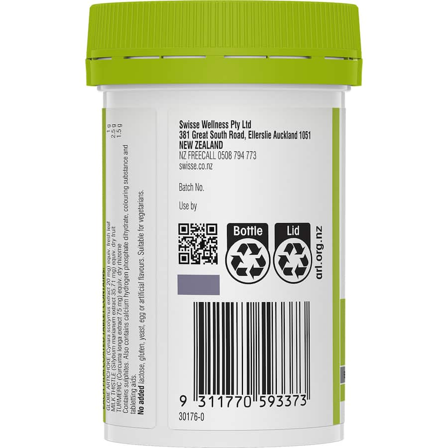 Swisse Ultiboost Liver Detox Digestion tablets for liver health and digestion support, made with premium herbal ingredients.