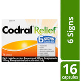 Codral Cold & Flu + Mucus Cough Capsules for effective relief from cold and flu symptoms like headaches, cough, and congestion.