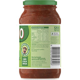 Dolmio Extra Pasta Sauce Italian Herbs in a glass jar, showcasing rich tomato flavor with basil and oregano for authentic Italian meals.