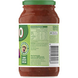 Dolmio Extra Pasta Sauce with tomato, onion, and roast garlic in a resealable jar for quick, flavorful bolognese meals.