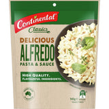 Creamy Continental Classics Alfredo Pasta & Sauce Family Pack for quick, delicious meals without artificial ingredients.