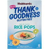 Hubbards Thank Goodness Rice Bubbles Gluten Free, a light and crunchy cereal that’s dairy-free, soy-free, and nutritious.