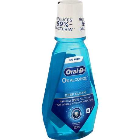 Oral B Pro Health Mouthwash Multi Protection, an alcohol-free formula for fresh breath and advanced oral care.