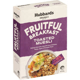 Toasted muesli featuring oats and a tropical mix of coconut, papaya, apple, and pineapple for a nutritious breakfast.