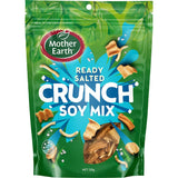 Nutty and crunchy Mother Earth Soy Mix, a lightly salted multigrain snack, perfect for healthy, guilt-free indulgence.