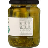 Crisp Sun Harvest Gherkins Sandwich Stackers in zesty brine, perfect for enhancing sandwiches and party platters.