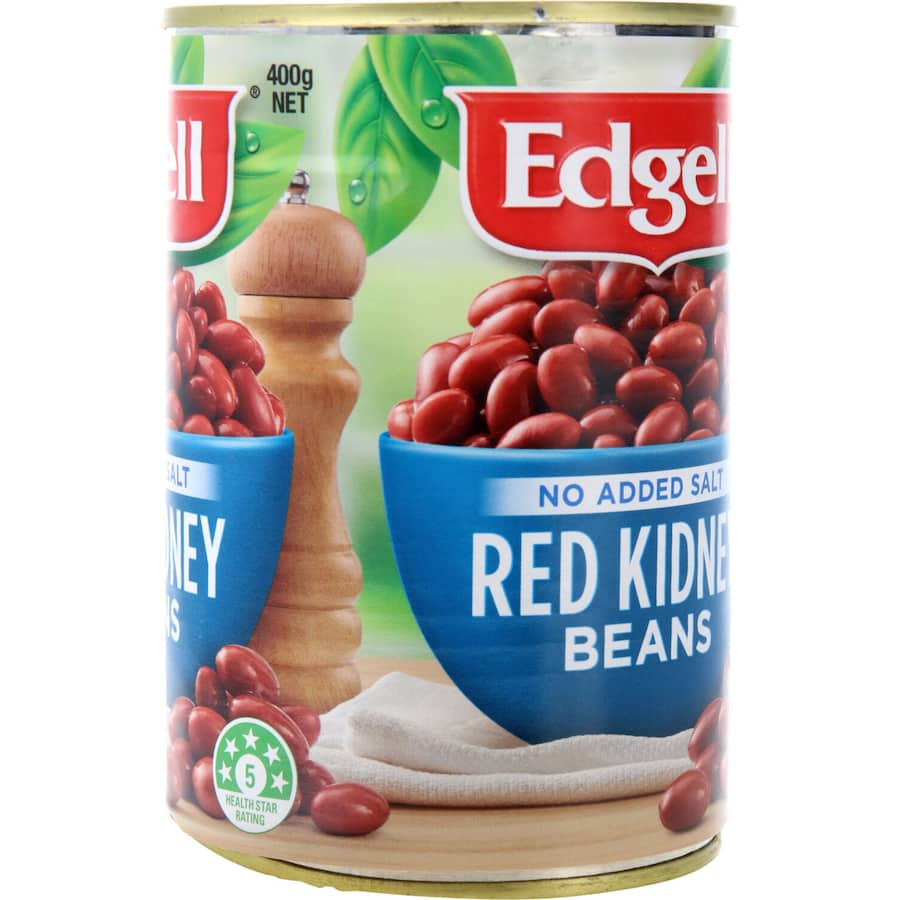 Edgell Red Kidney Beans No Added Salt, a nutritious, low-fat protein source perfect for healthy meals and versatile recipes.