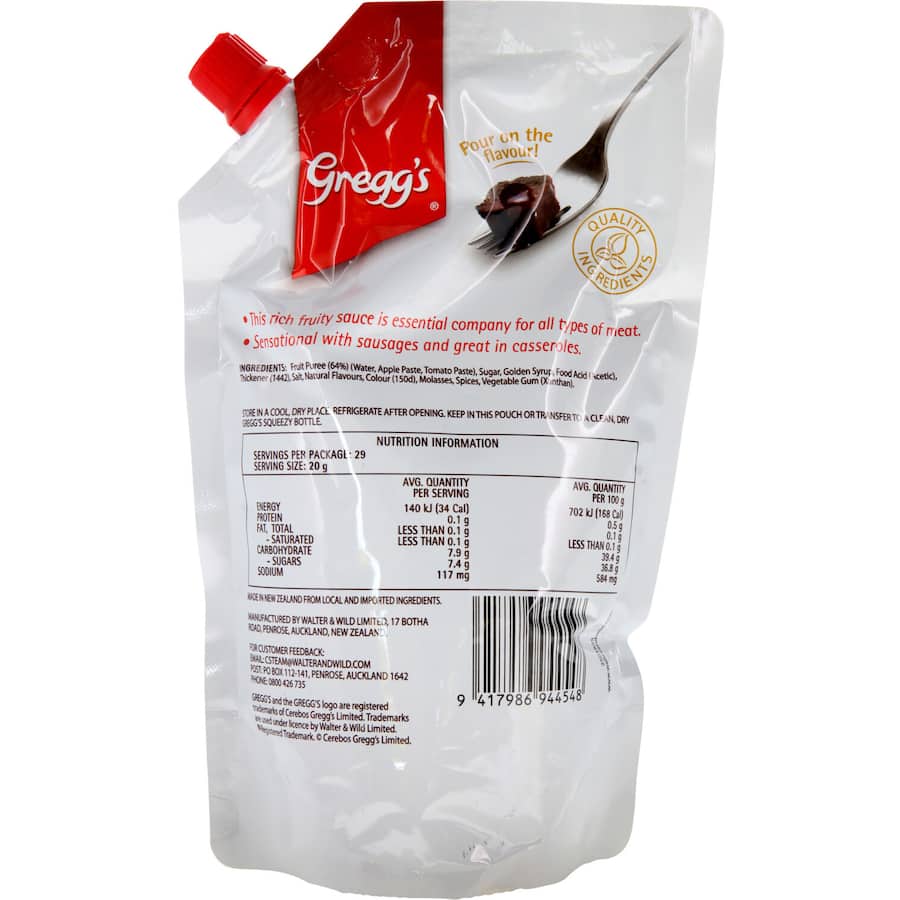 Rich and flavorful Greggs Steak Sauce, perfect for enhancing steaks, burgers, and veggies at BBQs or family dinners.