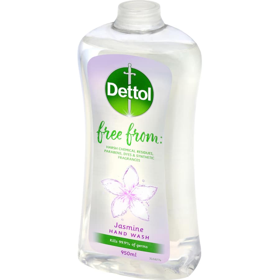 Dettol Free From Liquid Hand Wash Refill Jasmine