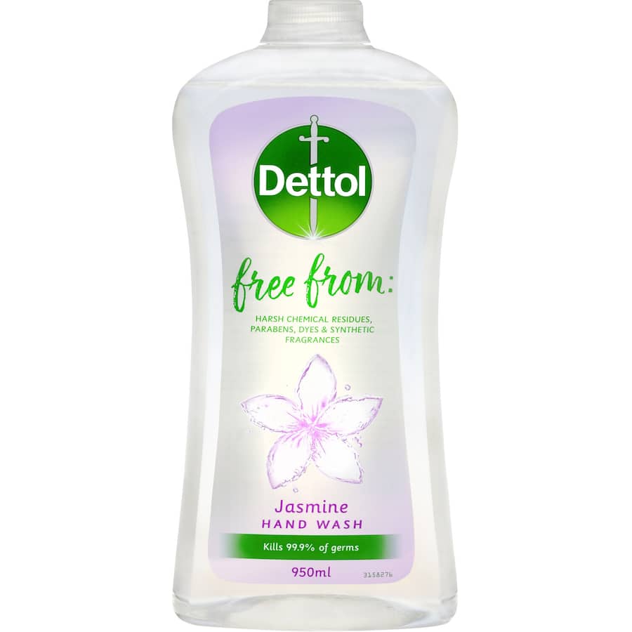 Dettol Free From Liquid Hand Wash Refill Jasmine