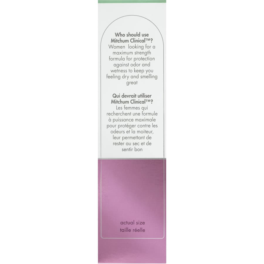 Mitchum Clinical Stick Powder Fresh deodorant for sweat and odour control, offering all-day confidence and a refreshing scent.