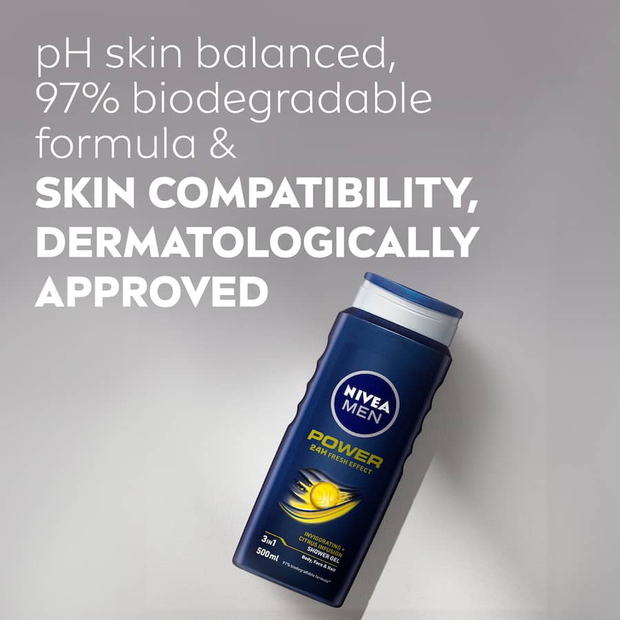 Nivea Men Shower Gel Power Refresh 500mL