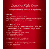 Olay Regenerist Microsculpting Night Cream: anti-aging moisturizer for firmer, plumper skin, enriched with amino-peptides and hyaluronic acid.