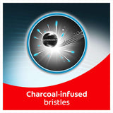 Colgate Slim Soft Toothbrush with charcoal slim-tip bristles for effective plaque removal and antibacterial protection.