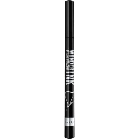 Rimmel Wonder Ink Eye Liner Black 001 for bold, precise eyes; smudge-proof, waterproof, and easy to apply for stunning looks.