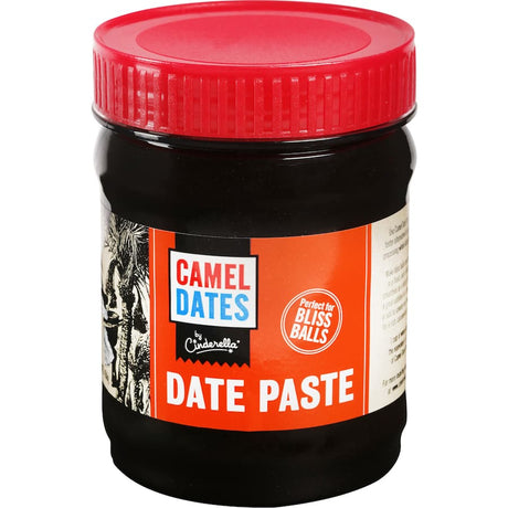 Creamy Camel Dates Paste in a jar, perfect for baking, smoothies, and healthy snacks with rich, natural sweetness.