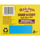 Old El Paso Stand N Stuff Soft Taco Kit with upright tortillas, mild seasoning, perfect for customizable taco nights.