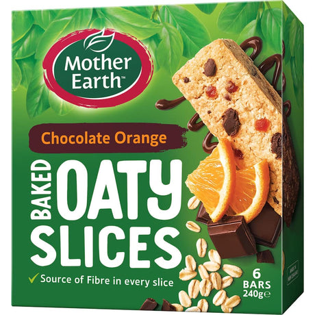 Soft oat bar with dark chocolate and orange pieces, perfect for a nutritious snack on-the-go or in lunchboxes.