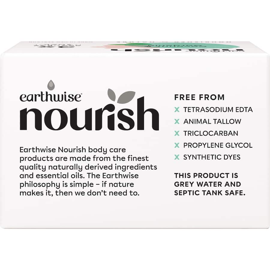 Luxe Earthwise Nourish Soap with coconut and gardenia for gentle cleansing, exfoliation, and hydration in a tropical scent.