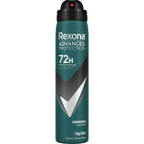 Rexona For Men Advanced Original deodorant offers 72 hours of sweat protection with motion-activated freshness technology.