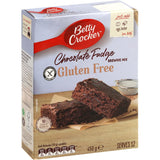 Chocolate fudge brownie mix from Betty Crocker, gluten-free, perfect for rich, moist treats without dietary restrictions.