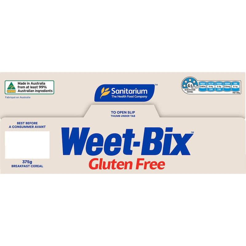 Sanitarium Weet-bix Gluten Free Breakfast Cereal