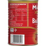 Authentic Mutti Baby Roma tomatoes in a can, showcasing sweet, juicy flavor, perfect for sauces and gourmet meals.