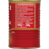 Can of Mutti Tomatoes Baby Roma showcasing sweet, juicy 100% Italian Datterini tomatoes, perfect for sauces, salads, and pizzas.