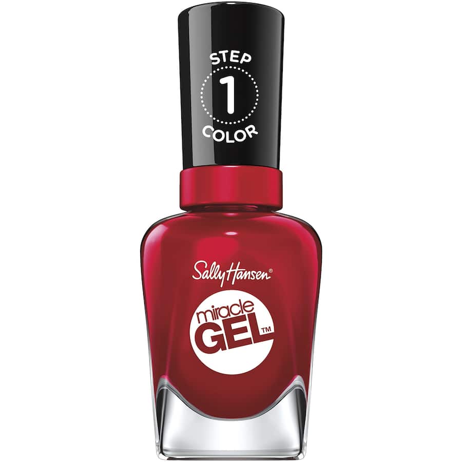 Sally Hansen Miracle Gel Nail Polish Rhapsody Red 15mL