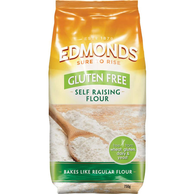 Edmonds Self Raising Flour Gluten Free, perfect for light and fluffy gluten-free baking of cakes, muffins, and scones.