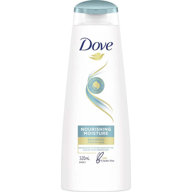 Moisturizing shampoo from Dove that nourishes hair for up to 5x smoother, shiny, and manageable locks daily.