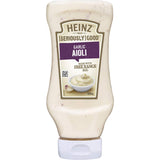 Heinz [Seriously] Good Garlic Aioli in a jar, creamy and rich, perfect for dips, spreads, and dressings with natural garlic flavor.