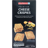 Euro Patisserie Crackers Cheese Crispies, gourmet gluten-free snacks perfect for cheese platters and elegant gatherings.