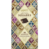 Whittaker's Artisan Collection features assorted chocolate squares, showcasing rich flavors and premium quality ingredients.