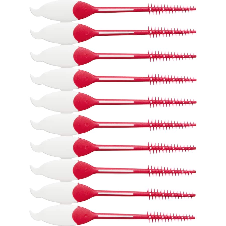 Colgate 2 In 1 Interdental Brush & Pick with travel case for effective oral hygiene and gum health on-the-go.