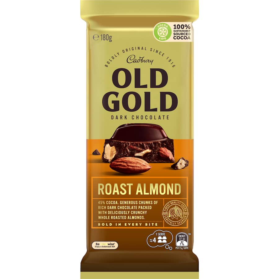 Cadbury Chocolate Old Gold Roast Almond