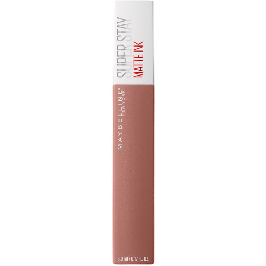 Maybelline Superstay Lip Colour Matte Ink 65 Seductress in a rich, sultry hue for long-lasting, flawless matte lips.