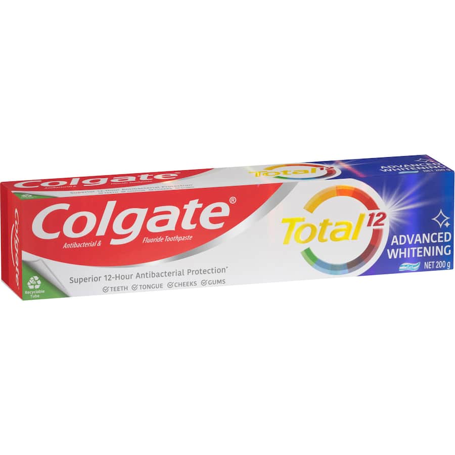 Colgate Total Antibacterial Toothpaste Whitening Value Pack