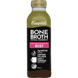 Campbell's Beef Stock Bone Broth, a nutrient-rich broth made from premium grass-fed beef bones, perfect for soups and stews.