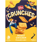 Crunchy Eta Crackers with rich roast chicken flavor, perfect for sharing or snacking anytime.