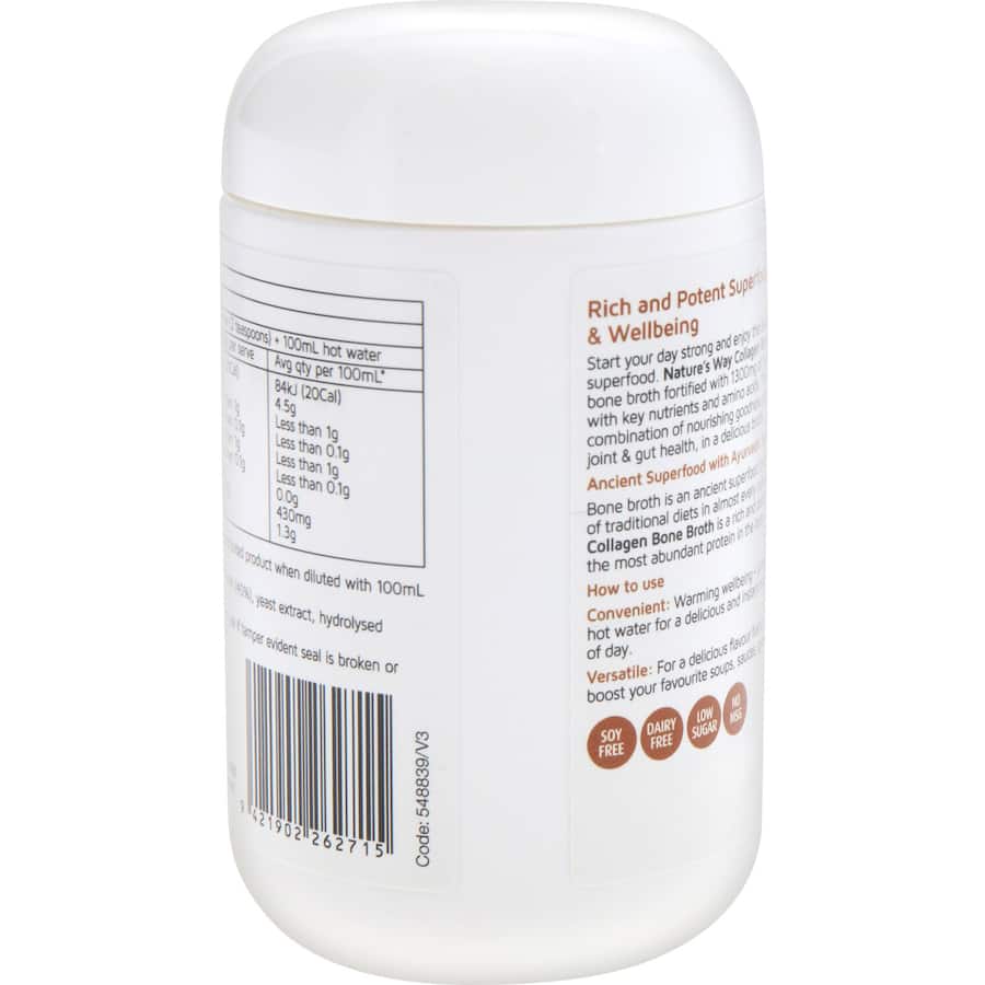 Natures Way Super Foods Bone Broth Powder  120g