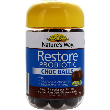 Delicious probiotic chocolate balls that support gut health and enhance overall well-being in a convenient snack form.