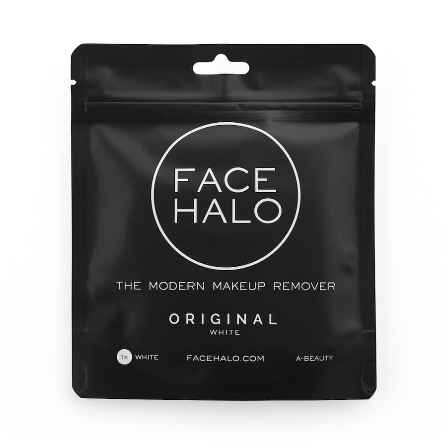 Eco-friendly Face Halo Make Up Remover Original gently removes makeup with water, replaces 500 wipes, and lasts over 200 washes.