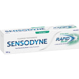 Sensodyne Sensitive Teeth Toothpaste for rapid relief, soothing pain and promoting freshness for sensitive teeth.