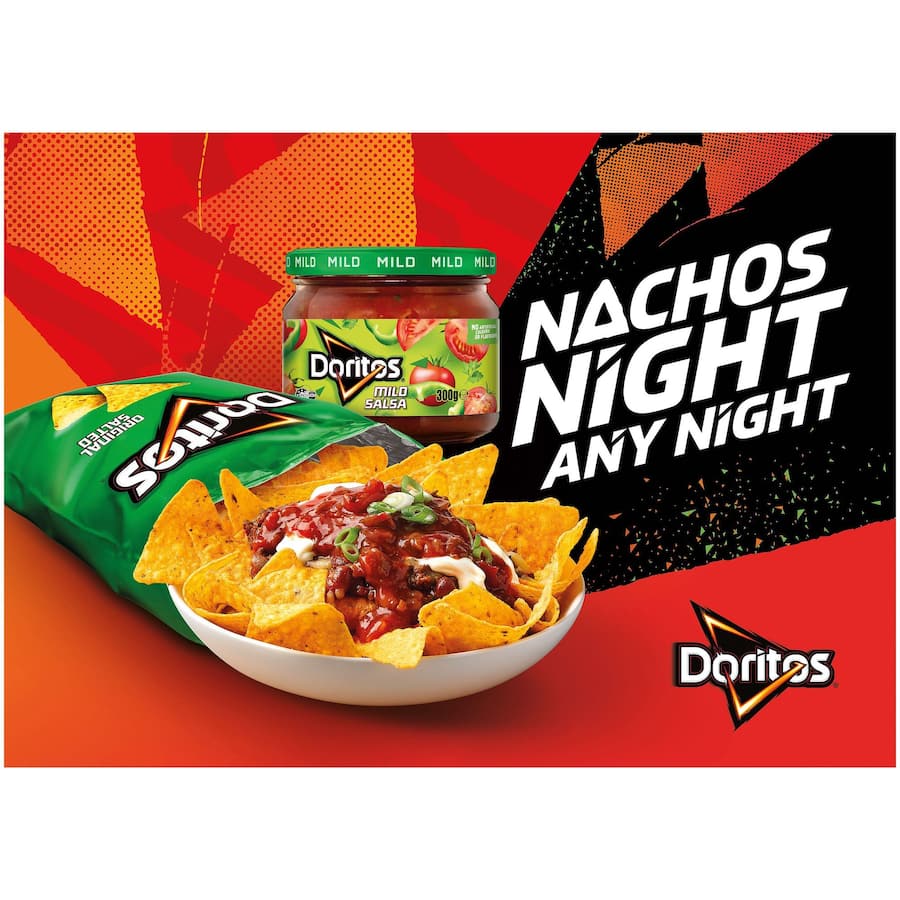 Crunchy Doritos Corn Chips Original showcasing bold, classic flavor perfect for snacking, parties, and movie nights.