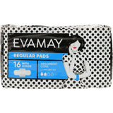 Evamay Regular Wings pads offer ultra-absorbent protection, soft comfort, and secure fit for worry-free daily use.