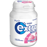 Wrigley's Extra Chewing Gum White Bubblemint, a sugar-free gum that freshens breath and promotes oral health with invigorating flavor.